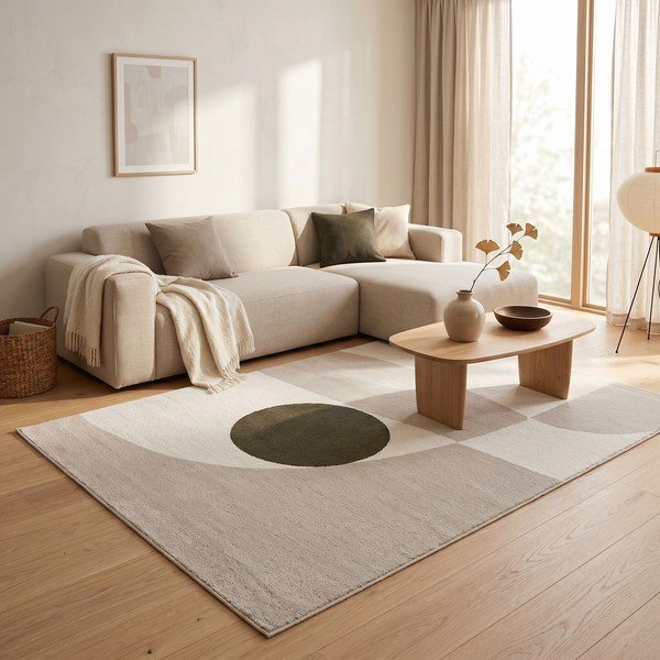 Béžový/krémový koberec 120x170 cm Martini – ESTE-image-3