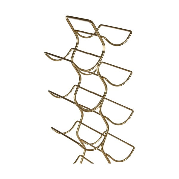Kovový regál na víno ve zlaté barvě počet lahví 12 Wren – Premier Housewares-image-2
