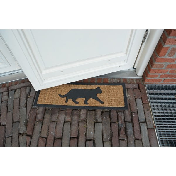 Rohožka z kokosového vlákna Esschert Design Kočka, 25 x 75 cm-image-1