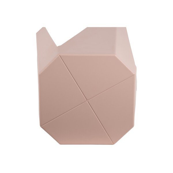 Světle růžová plastová stolička Cherish – Leitmotiv-image-3