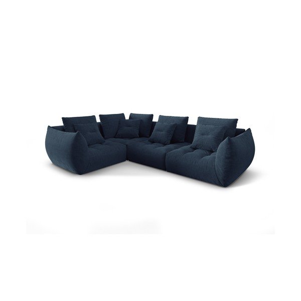 Tmavě modrá rohová pohovka (levý roh/do L) Bloom – Micadoni Home-image-2
