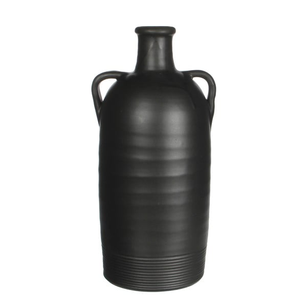 Keramická váza Sil Black, 15x34 cm