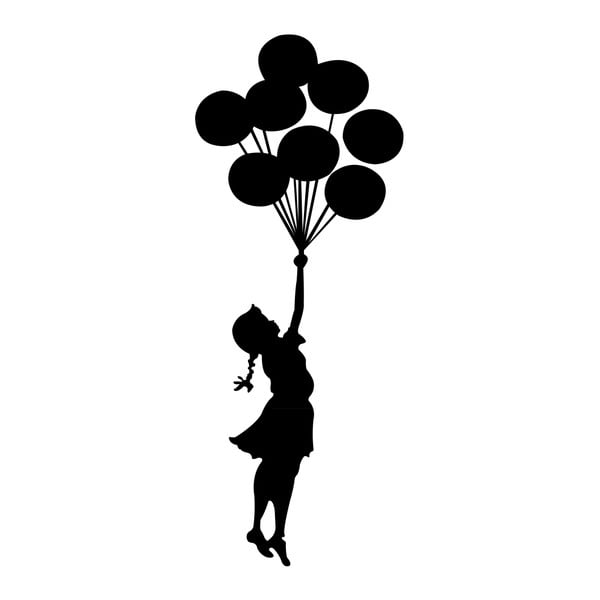 Samolepka na zeď Balloon Girl by Banksy