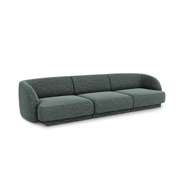 Tmavě zelená pohovka 259 cm Miley – Micadoni Home-image-2