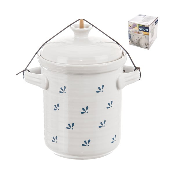 Nádoba na kvašení zeleniny 2,8 l MODROBÍLÁ – Orion-image-4