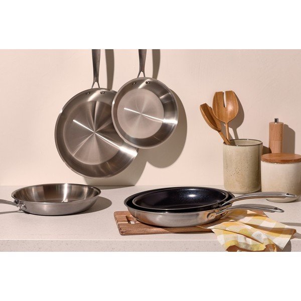 Nerezové pánve v sadě 3 ks ø 29,5 cm Blaze – Salt&Pepper-image-1