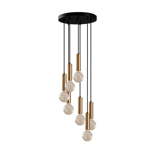 Závěsné svítidlo v černo-zlaté barvě ø 40 cm Tempo – Opviq lights