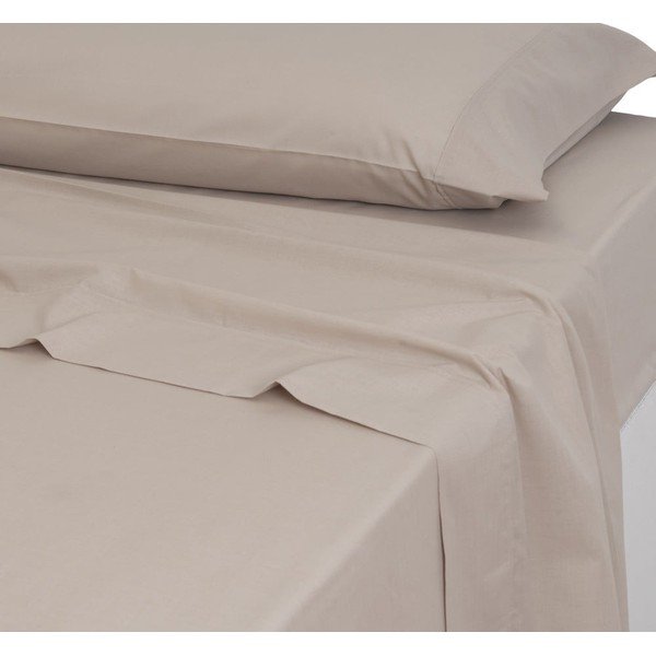 Béžové prostěradlo 240x270 cm – Casa Selección-image-1