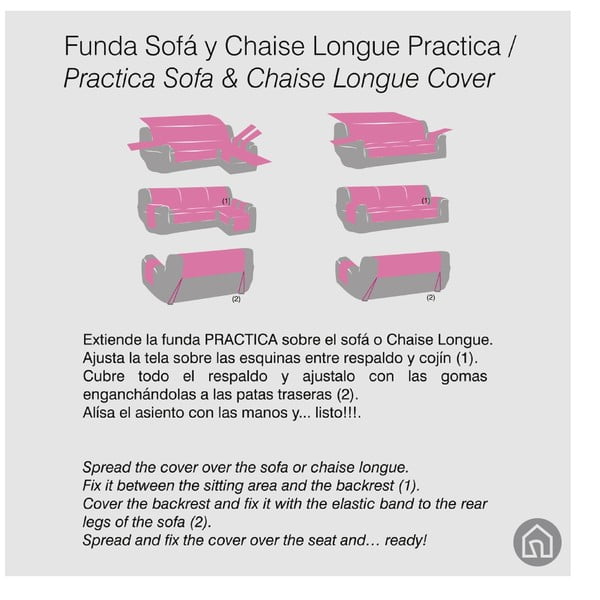 Krémový potah na křeslo 55 cm Urban – Casa Selección-image-4