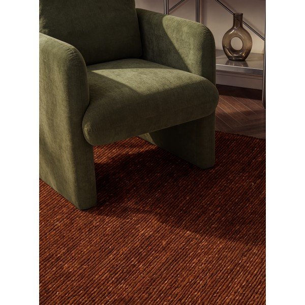 Hnědý ručně tkaný vlněný koberec 200x290 cm Bexley Woolwich – Ted Baker-image-3