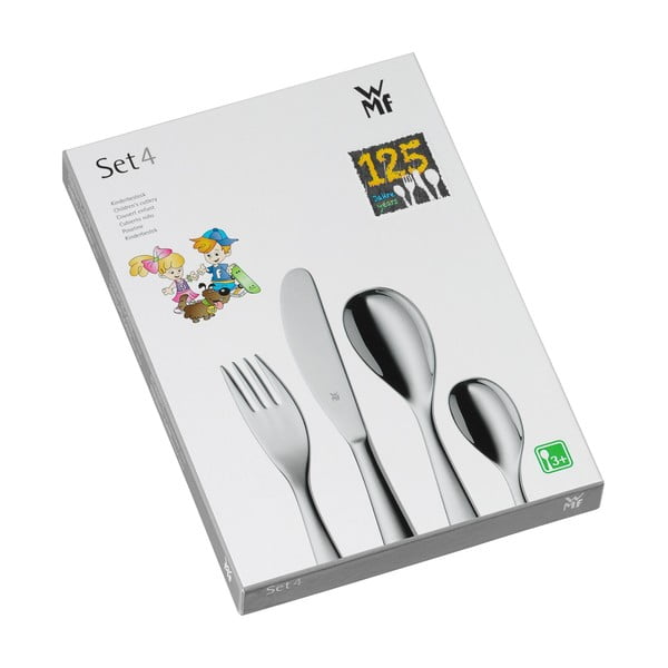 4dílná sada dětských nerezových příborů WMF Cromargan® Zwerge-image-1