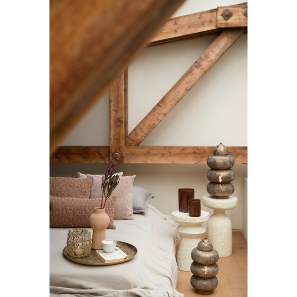 Terrazzo kulatý odkládací stolek ø 32 cm Sella – Light & Living-image-3