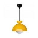 Žluté závěsné svítidlo s kovovým stínidlem ø 25 cm Arta – Opviq lights