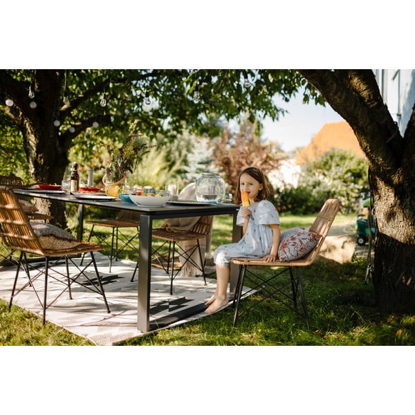 Šedý zahradní stůl Bonami Selection Strong, 100 x 100 cm-image-4