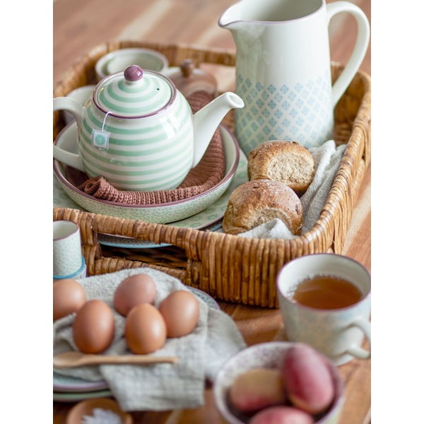 Modro-bílý kameninový džbán Bloomingville Patrizia, 2 l-image-2