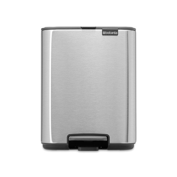 Nášlapný ocelový odpadkový koš v matně stříbrné barvě 7 l Bo – Brabantia-image-4