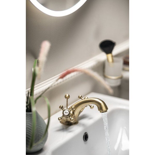 Stojánková umyvadlová baterie v bronzové barvě Antea – Sapho-image-1