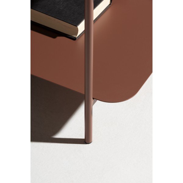 Kovový konferenční stolek v terakotové barvě 70x73 cm Beatrix – MOME-image-2