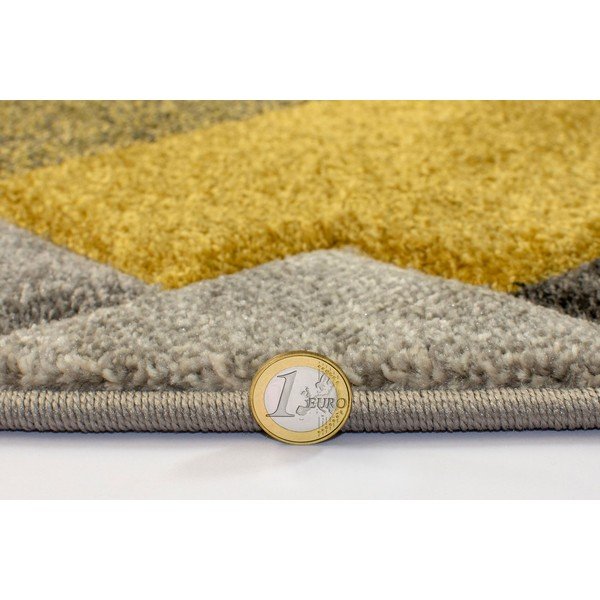 Žluto-šedý běhoun 80x230 cm Nimbus – Flair Rugs-image-2