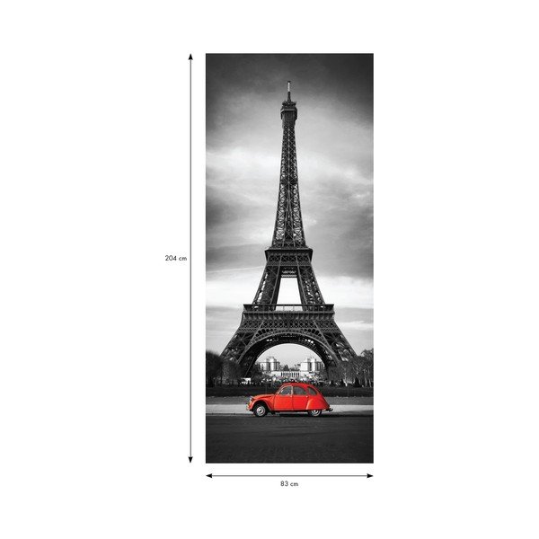 Adhezivní samolepka na dveře Ambiance Eiffel Tower-image-2