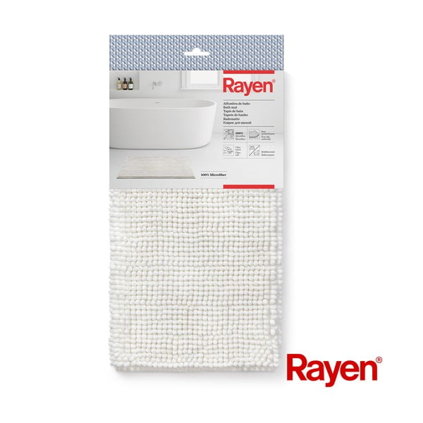Bílá koupelnová předložka 50x80 cm – Rayen-image-4