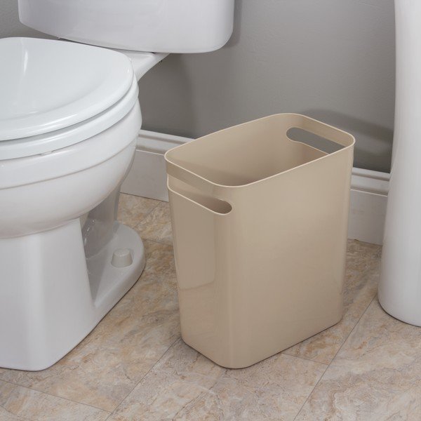 Béžový odpadkový koš iDesign Una, 13,9 l-image-1