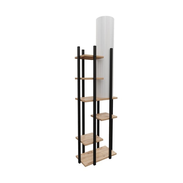 Stojací lampa v černobílé a přírodní barvě (výška 84 cm) Vogue – Opviq lights