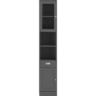 Šedá koupelnová skříňka Støraa Kira, 32 x 180 cm