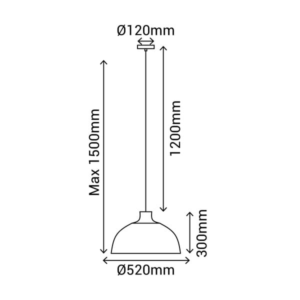 Závěsné svítidlo v černo-přírodní barvě s bambusovým stínidlem ø 52 cm – SULION-image-3