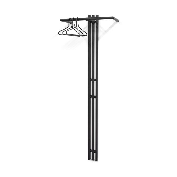 Černý kovový nástěnný věšák 65 cm Senza – Spinder Design