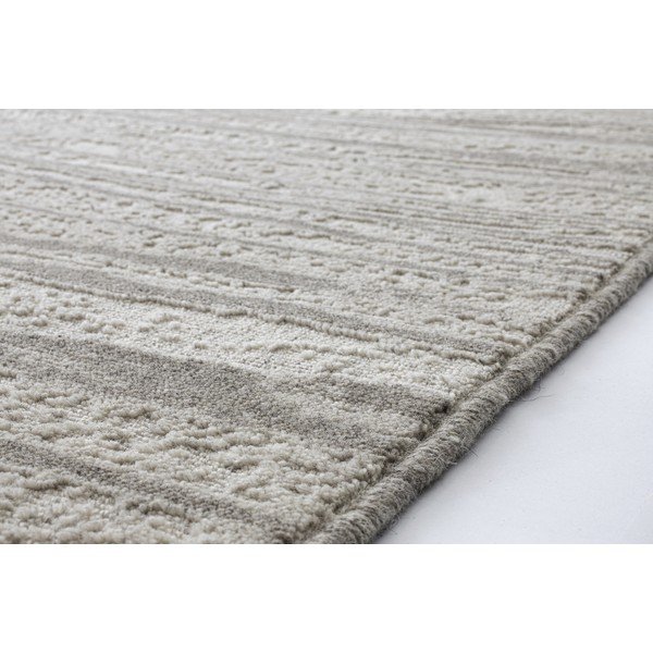 Světle šedý vlněný koberec 200x300 cm Tejat – Agnella-image-1