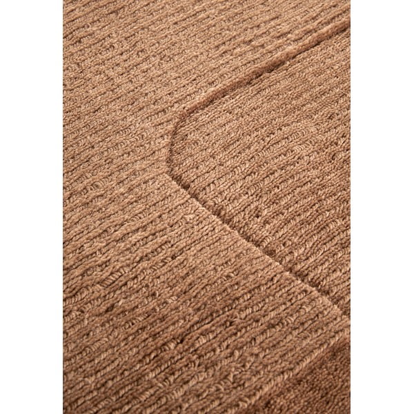 Hnědý ručně tkaný vlněný koberec 120x170 cm Charlotte – Villeroy&Boch-image-4