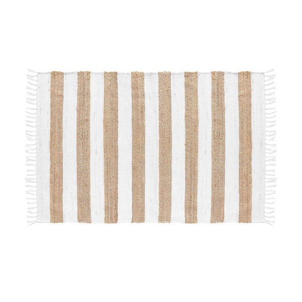 Koberec v bílo-přírodní barvě 50x80 cm Sagane – douceur d'intérieur-image-3
