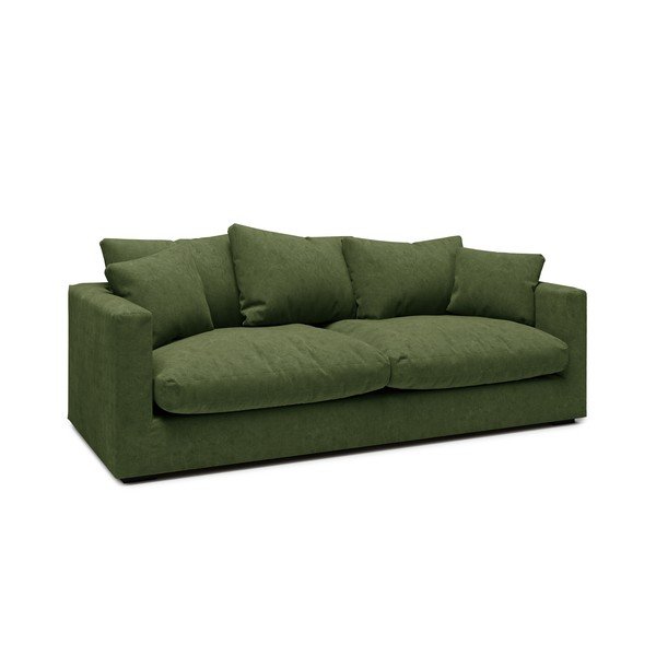 Tmavě zelená pohovka 220 cm Comfy – Scandic-image-1