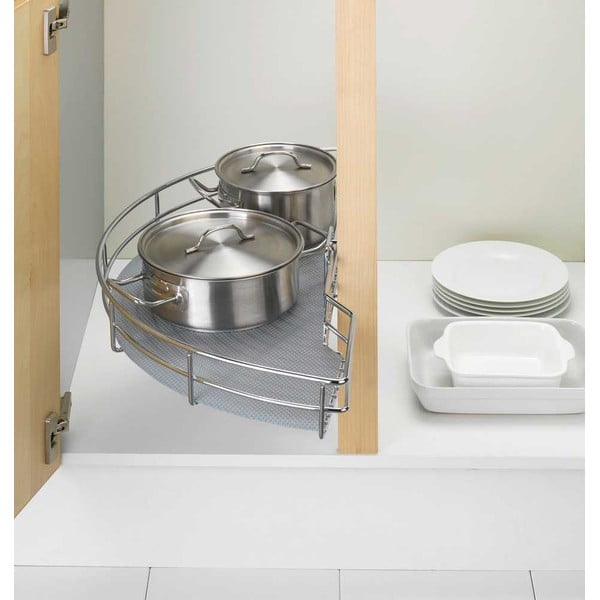 Šedá protiskluzová podložka do zásuvky Wenko Anti Slip, 150 x 50 cm-image-1