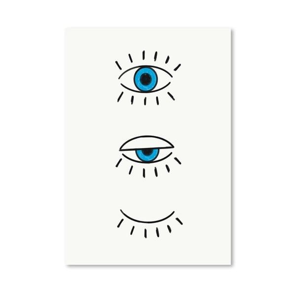 Plakát Americanflat Evil Eye, 30 x 42 cm