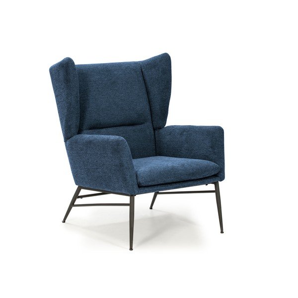 Modré křeslo Marckeric Tilly