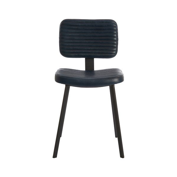 Černé jídelní židle z imitace kůže v sadě 2 ks Masana – Light & Living-image-2