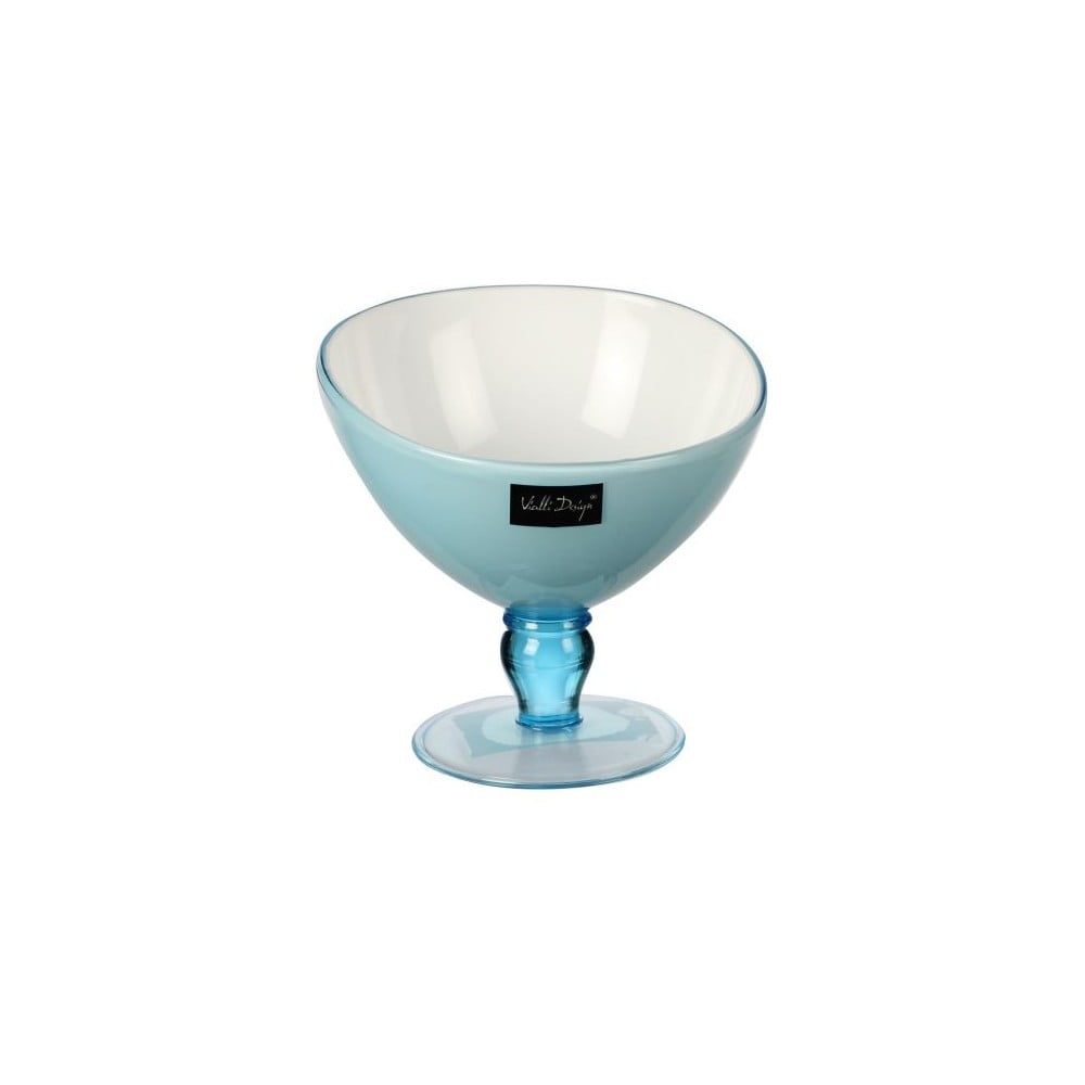 Světle modrý pohár na dezert Vialli Design Livio, 180 ml