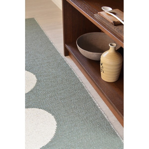 Zelený vnitřní a venkovní běhoun 70x150 cm Vera Army – Pappelina-image-4