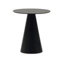 Kulatý odkládací stolek se skleněnou deskou ø 50 cm Wilshire – Kave Home