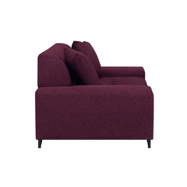 Fialová pohovka s nohami v černé barvě Cosmopolitan Design Orlando, 220 cm-image-3