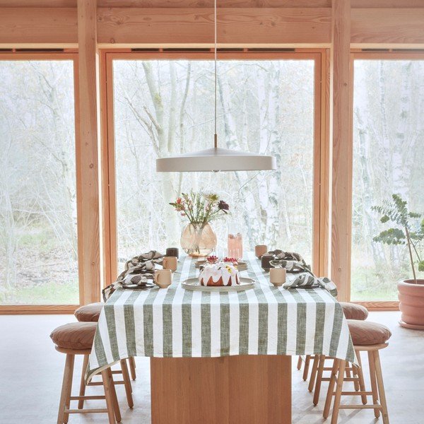 Ubrus z bio bavlny 140x260 cm Striped – OYOY Living Design-image-1