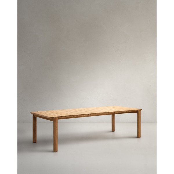 Zahradní jídelní stůl z teakového dřeva 102x220 cm Icaro – Kave Home-image-4
