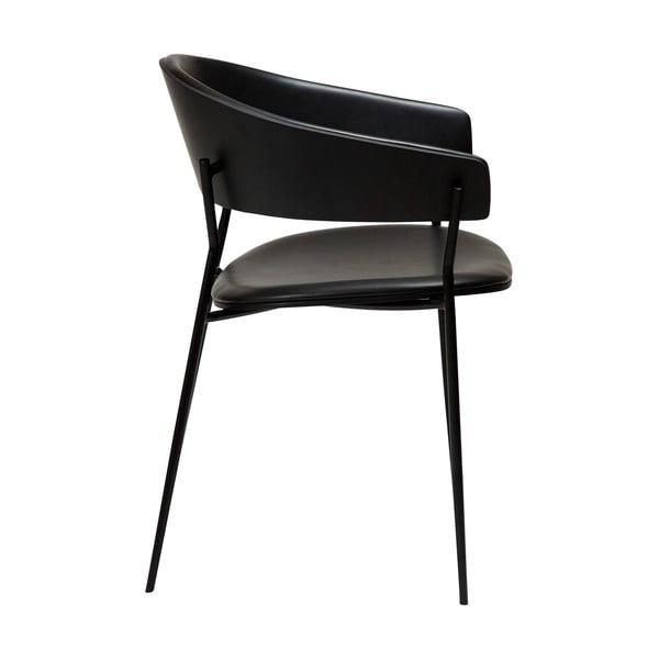 Matně černé jídelní křeslo s područkami Crib – DAN-FORM Denmark-image-3
