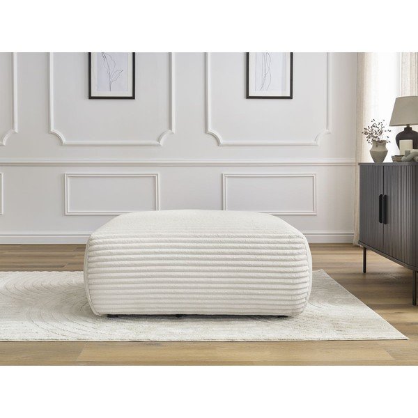 Krémová manšestrová podnožka Lucien – Bobochic Paris-image-1