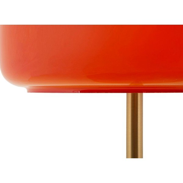 Oranžová/ve zlaté barvě kovová stolní lampa se skleněným stínidlem (výška 53 cm) Oldy – Mauro Ferretti-image-3