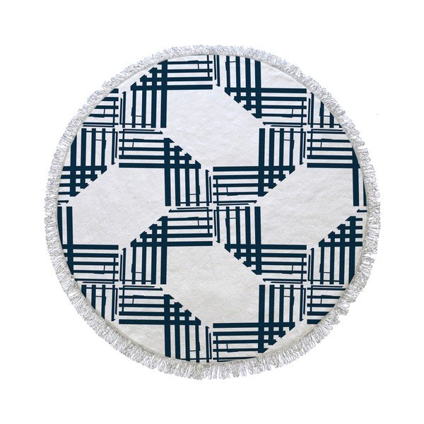 Kruhová osuška Patchwork, ⌀ 155 cm