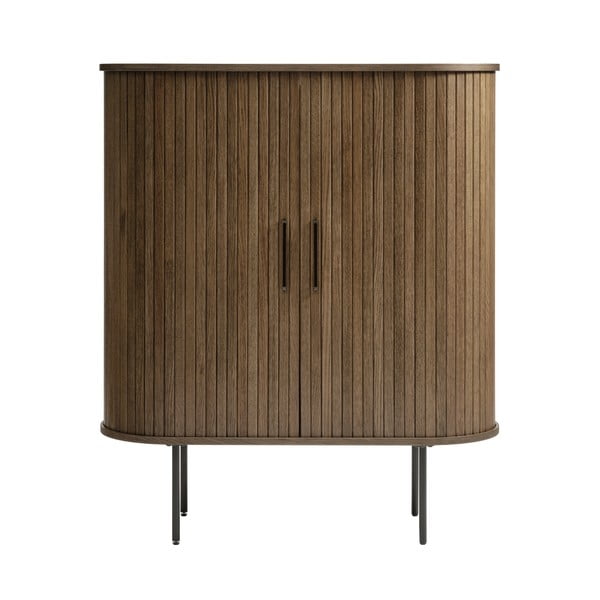 Hnědá skříňka v dekoru dubu 100x118 cm Nola – Unique Furniture