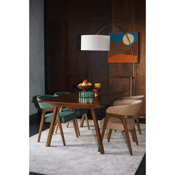 Jídelní stůl s deskou v dekoru jasanového dřeva 95x180 cm Adamello – Dutchbone-image-1